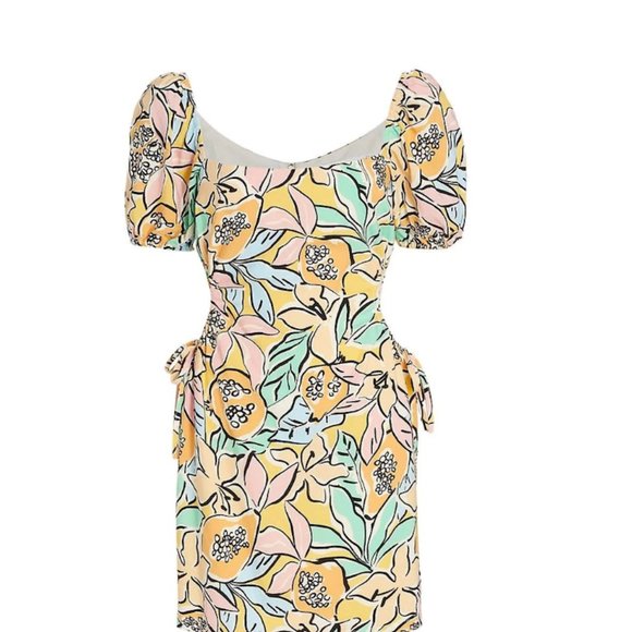 Astr Floral Mini Dress - Multicolor - Picture 12 of 16